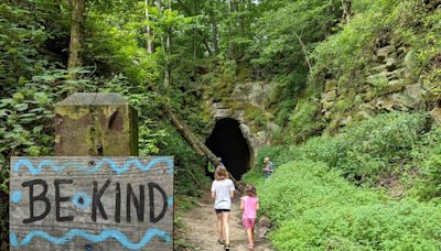 Abbey's Road: Harnessing the power of words on the bike path to brighten someone's day