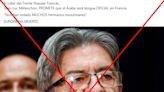 Mélenchon, del Nuevo Frente Popular, no ha propuesto el árabe como lengua oficial en Francia