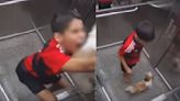 Así es como un niño salvó a su perro al quedarse atorado en la puerta de un elevador