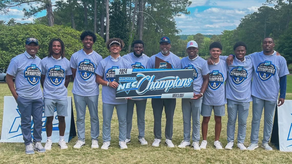 Howard University Men's Golf team wins NEC Championship