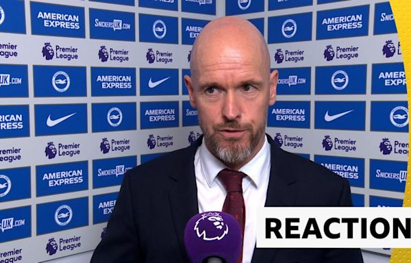 Brighton 0-2 Manchester United: Erik Ten Hag says season 'not good enough'