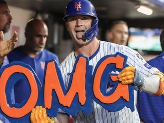 Pete Alonso homers, Mets' offense explodes in series-opening 15-2 rout of Twins