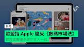 歐盟指 Apple 違反《數碼市場法》 罰款或高達全球年收入一成