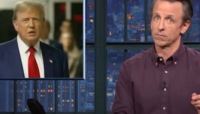 Seth Meyers Goes ‘Out On A Limb’ With Donald Trump Jail Prediction: ‘For Real!’