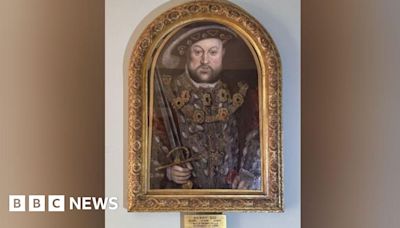 Warwick: Missing Henry VIII portrait found after random spot on X