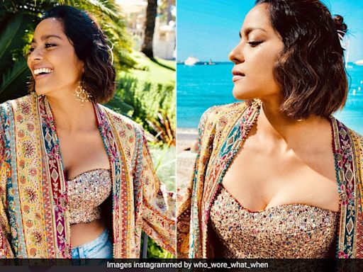 Cannes 2024: Shahana Goswami Slays In A Glitzy Boho-Chic Outfit By Tarun Tahiliani