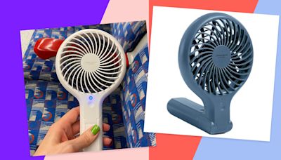 John Lewis handheld fan shoppers call a 'lifesaver' slashed to just £8.40