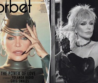 Yolanda Hadid returns to modeling with a mullet in ‘80s-themed photoshoot