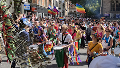 Thousands 'celebrate diversity' during Notts Pride