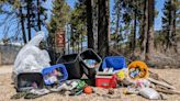 Celebrating a community cleanup at Sand Harbor State Park