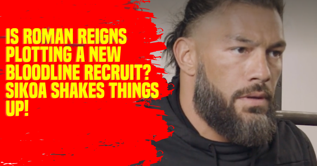 Is Roman Reigns Plotting a New Bloodline Recruit Sikoa Shakes Things Up! #RomanReigns #Bloodline #WWE #DramaAlert