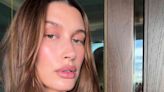 Hailey Bieber Matched Her Blush to Her Bump-Baring Crop Top