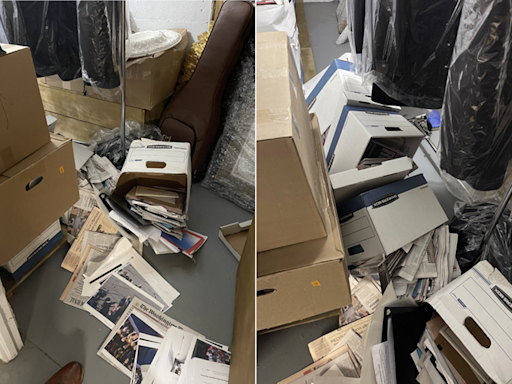 Prosecutors release new photos of ‘highly guarded secrets’ in messy boxes at Trump’s Mar-a-Lago