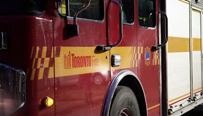 Man taken to hospital after fire at highrise in downtown Toronto