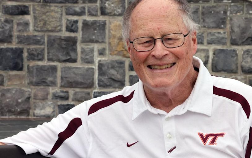 Former Virginia Tech sports information director Dave Smith getting his turn in spotlight