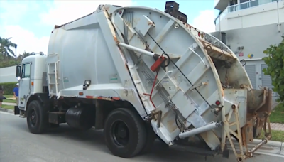 City of Hollywood donates sanitation truck to non-profit group working with Haiti - WSVN 7News | Miami News, Weather, Sports | Fort Lauderdale