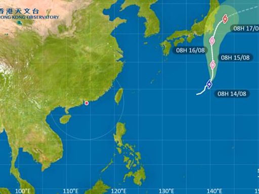 颱風安比2024｜最新動態、颱風路徑及風力預測