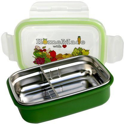 Fresh Baby So Easy Divided Dish with Lid super cute green veggie ...