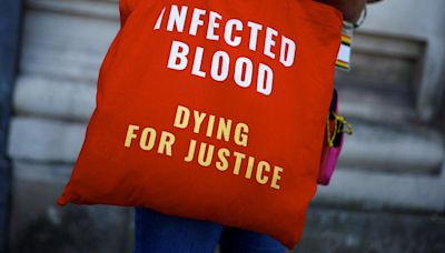 Watch live: Government expected to announce £10bn infected blood scandal compensation