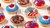 Krispy Kreme Adds 2 New Donuts to the Menu for the Fourth of July Including a Cotton Candy Sparkler Flavor