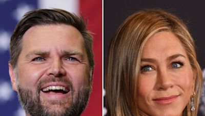 Jennifer Aniston blasts J.D. Vance over 'cat lady' comments