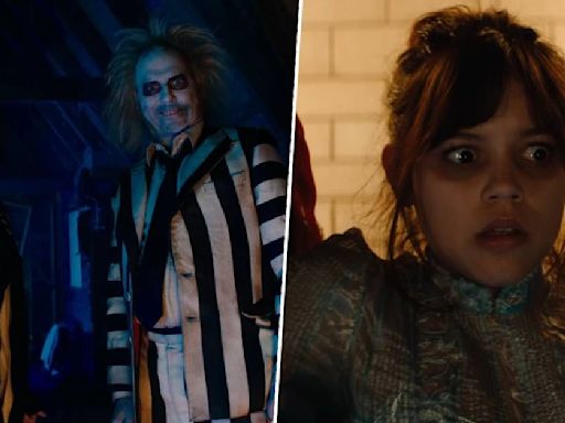 Beetlejuice Beetlejuice stars promise "big swing" surprises in the sequel, as Michael Keaton says it's got a "stronger story" than the original