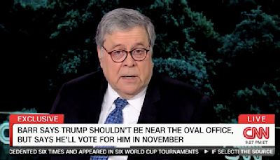 Barr: Trump Brought Up ‘Things Like’ Executing Rivals a Lot