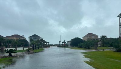 Roads close in North Myrtle Beach as streets, neighborhoods begin to flood due to Debby