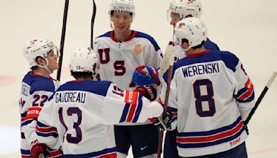 United States routs Kazakhstan 10-1 at hockey world championship