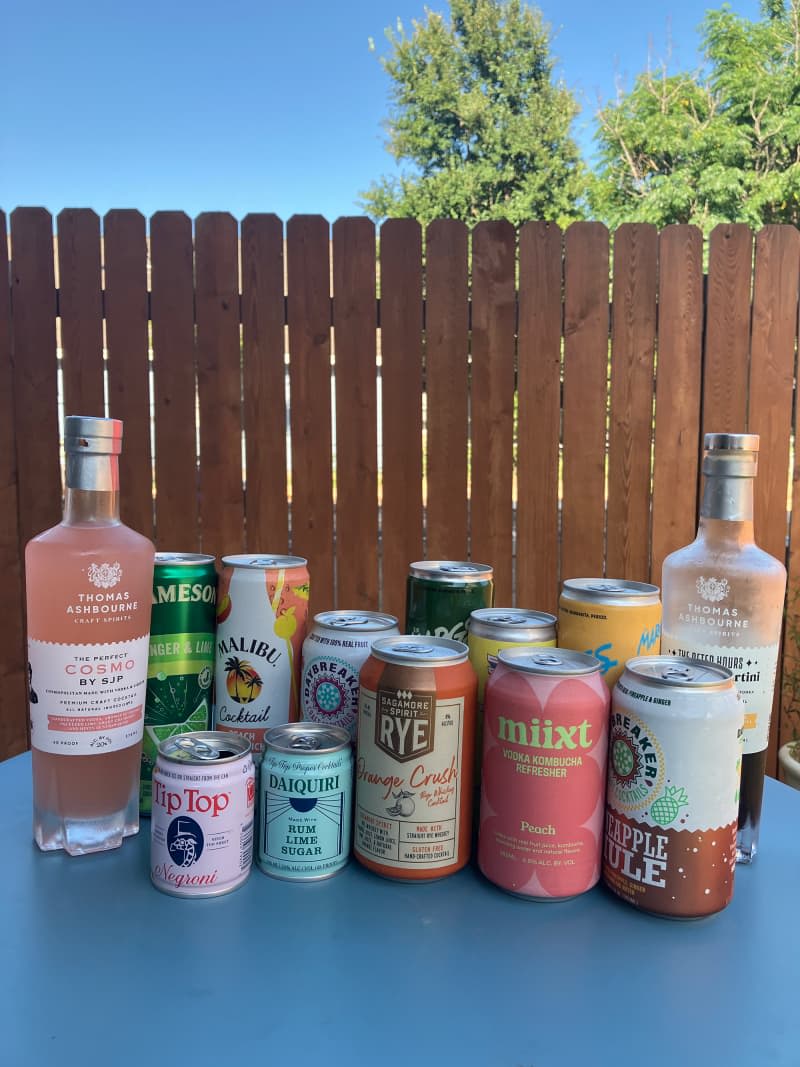 We Tried 20 Canned Cocktails — These Are the 7 Totally Worth Drinking
