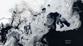 Sea ice seen floating in magical patterns from space