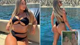 Love Island beauty shows off her curves in VERY daring bikini