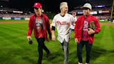 World Series 2022: Chase Utley and Rob McElhenney have a catch, 13 years after 'Always Sunny' episode
