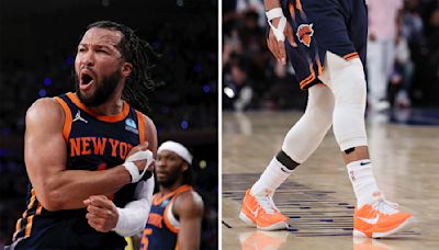 NBA Star Jalen Brunson's On-Court Shoe Style: Photos