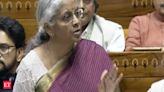 Budget aims to push mfg, boost India's share in global growth: FM Nirmala Sitharaman - The Economic Times