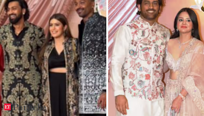 Anant Ambani wedding: MS Dhoni and Hardik Pandya make a stylish entry at sangeet ceremony after T20 World Cup win - The Economic Times