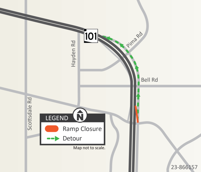 This Loop 101 on-ramp will be closed for 60 days. What drivers need to know