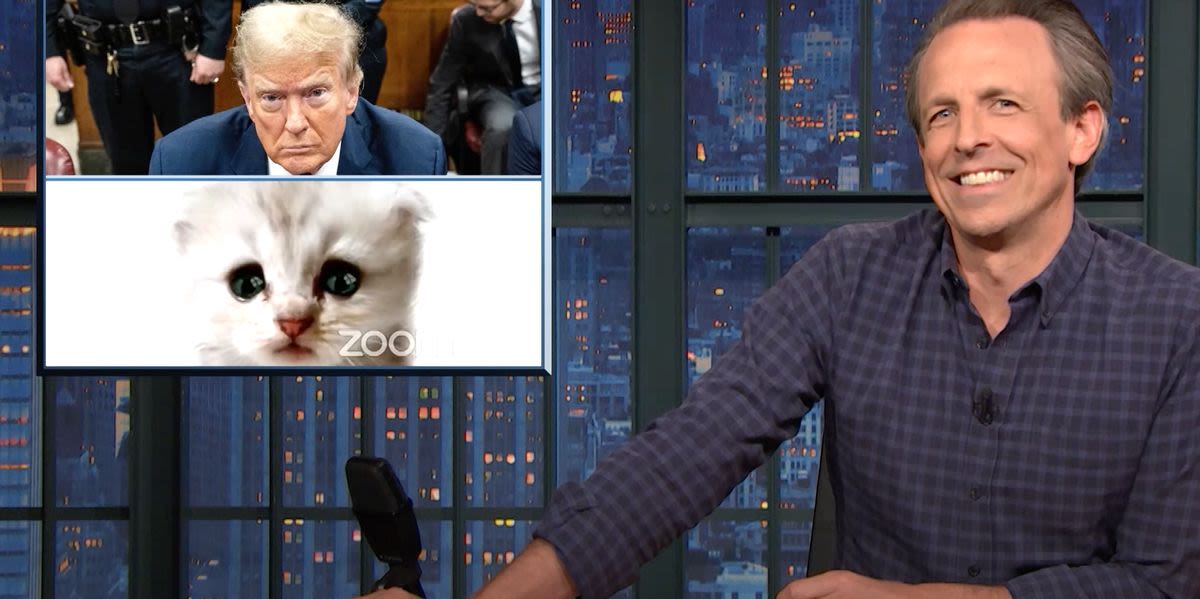 Seth Meyers Puts Pawsitively Hilarious Spin On RNC’s Prison Contingency Plans For Trump