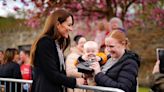 Kate Middleton let a 1-year-old play with her $845 designer purse in an adorable video