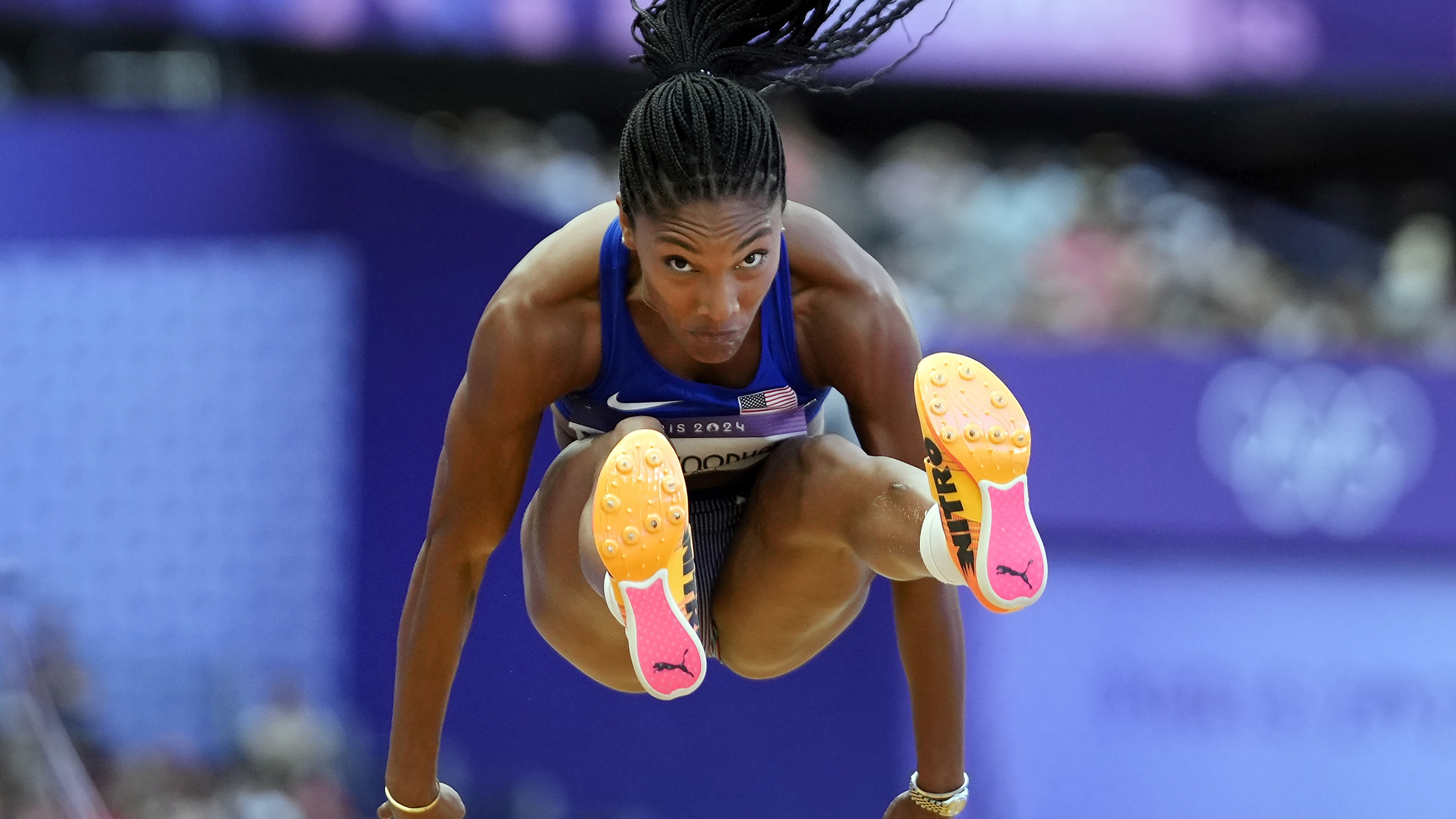 Paris Olympics: Tara Davis-Woodhall wins gold for Team USA in women’s long jump