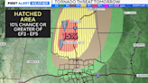 Slight risk of strong storms in North Texas Monday