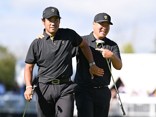 2024 Presidents Cup: Hideki Matsuyama, Sungjae Im lead wild International Team sweep to tie the U.S.