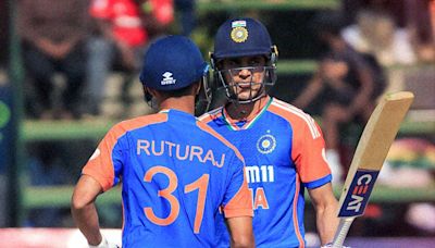 2nd T20 PIX: Gill, Sundar shine as India down Zimbabwe