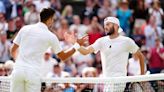 Edinburgh's Jacob Fearnley leaves Wimbledon Court to standing ovation