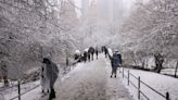 Un potente "nor'easter" cubre de nieve la región, convirtiendo este día en el más nevado de Nueva York en dos años