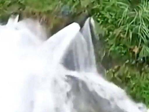 Famous scenic waterfall in China goes viral after video appears to show water coming from pipe