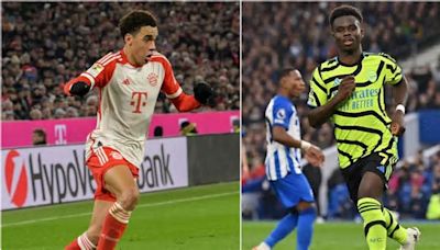 Musiala vs. Saka: el duelo de jóvenes que definirá el futuro del Bayern y Arsenal en los cuartos de Champions League