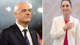 FIFA felicita a Claudia Sheinbaum por ser la primera Presidenta de México; esto le dijo Gianni Infantino