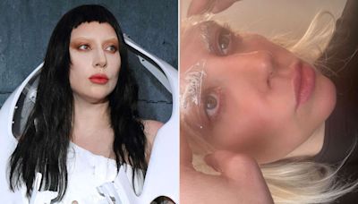 Lady Gaga Shares Pics Mid-Eyebrow Bleach Before Going Full Vintage Gaga at the “Chromatica Ball ”Premiere