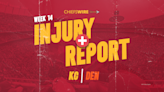 Final injury report for Chiefs vs. Broncos, Week 14